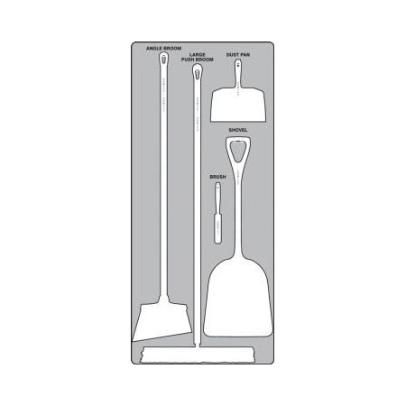 Accuform DRY ZONE STOREBOARDS MAXDUTY PSB610GTWT PSB610GTWT